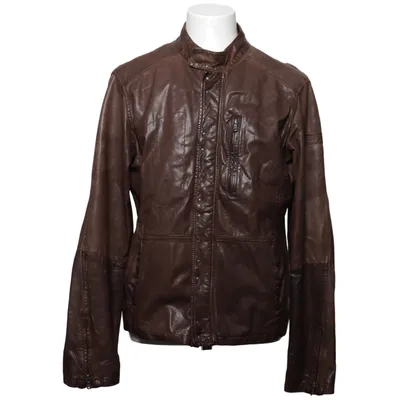 Veste en cuir (Marron) de Autark Cuir, Polyester