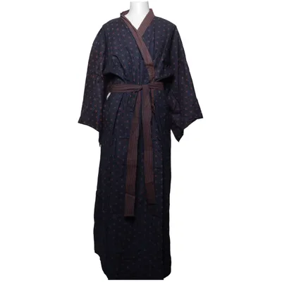 Kimono (Blå, Brun) från Livv Bomull