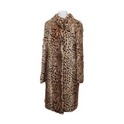 Pälskappa (Brun, Svart) från Inès & Maréchal Acetat, Kaninpäls, Viskos