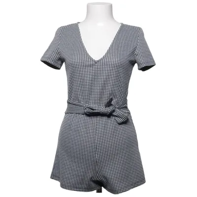 Jumpsuit (Blue, White) from Zara Trafaluc Elastane, Polyester