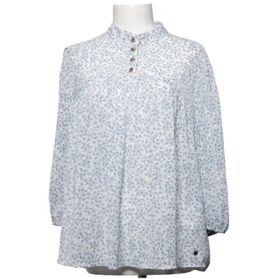 Blouse (Bleu, Blanc) de Nümph Polyester