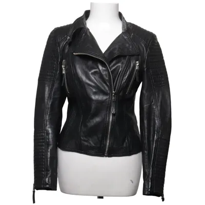 Biker jacket (Black) from Primeboots Leather, Polyester