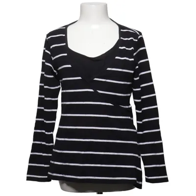 Nursing blouse (Black, White) from Heartbeats Cotton, Elastane