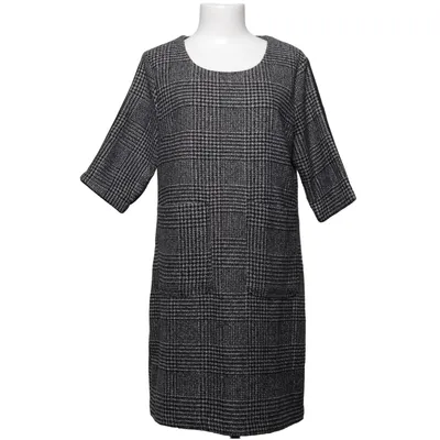 Dress (Black, White) from Holly Bracken Elastane, Polyester, Wool
