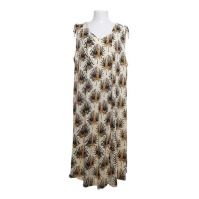 Maxi dress (Beige, Multicolored) from Pure by Ulla Popken Organic cotton
