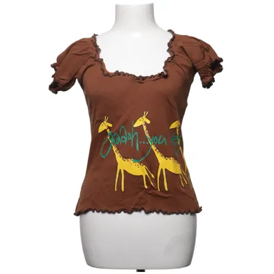 T-shirt (Brun, Gul, Grön) från Edging Bomull