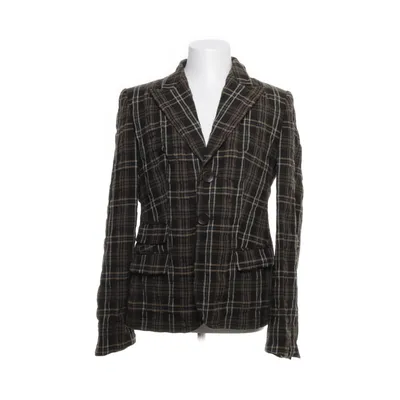 Blazer (Meerkleurig) van Hans Ubbink Elastaan, Polyamide, Polyester, Wol, Viscose