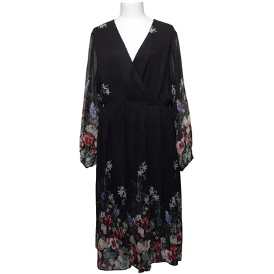 Dress (Black, Multicolored) from Shein Curve Polyester