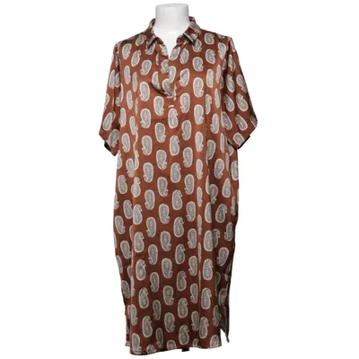 Skjortekjole (Brun) fra Prepair Polyester