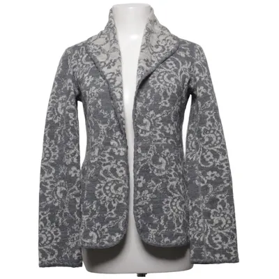 Cardigan (Grijs, Wit) van Mariedal Design Wol