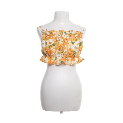 Crop Top (Orange, Mehrfarbig) von Divided by H&M Elasthan, Polyester
