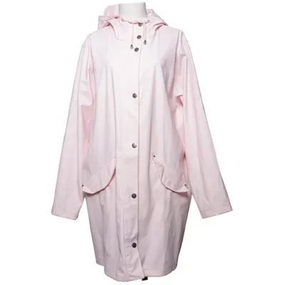 Regnfrakke (Pink) fra Åhléns Polyester, Polyurethan