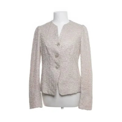 Blazer (Beige) fra Armani Collezioni Bomuld, Nylon, Polyester