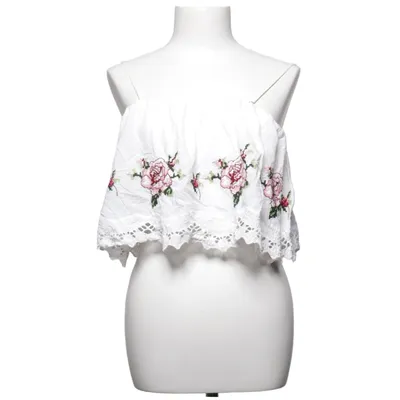 Tube top (White, Multicolored) from Reclaimed Vintage