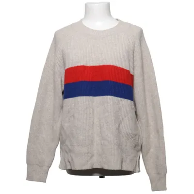 Strickpullover (Beige, Rot, Blau) von Mads Nørgaard Kaschmir, Merinowolle