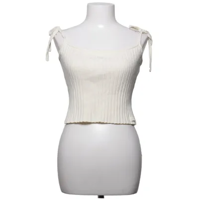 Crop top (Wit) van Bo+Tee Katoen, Elastaan, Polyamide