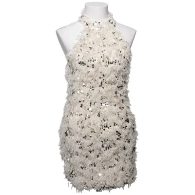 Cocktailklänning (Beige, Silverfärgad) från Shein Polyester