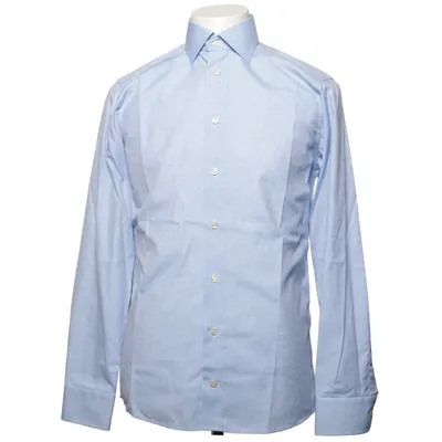 Shirt (Blue) from Eton Cotton
