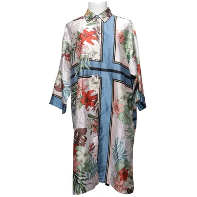 Skjortklänning (Vit, Flerfärgad) från Zara Basic Polyester