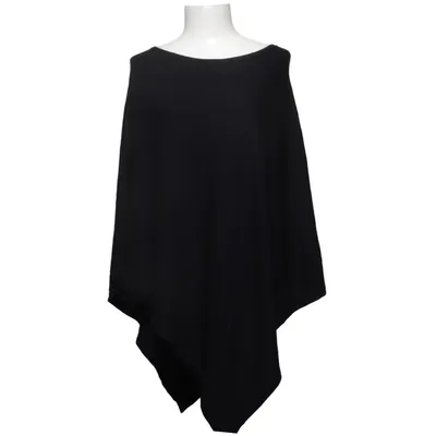 Poncho (Svart) från Tam-Silk Silke, Ull