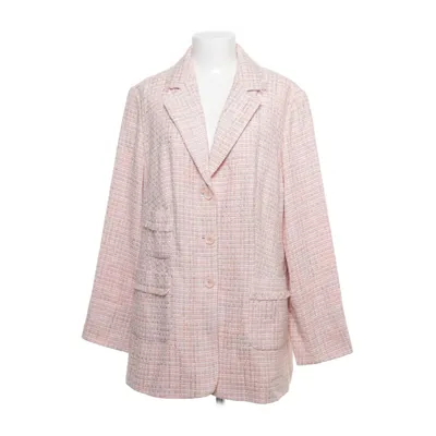 Kavaj (Rosa, Flerfärgad) från Selection by Ulla Popken Akryl, Bomull, Polyamid, Viskos