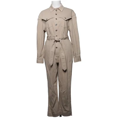 Buksedragt (Beige) fra Grlfrnd Bomuld, Elastan, Modal, Polyester, Tencel, Viscose