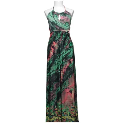 Maxi dress (Green, Pink, Multicolored) from Lise Sandahl Elastane, Polyester
