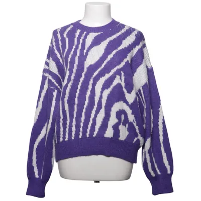 Sweater (Purple, White) from Edited Acrylic, Alpaca wool, Polyamide, Polyester