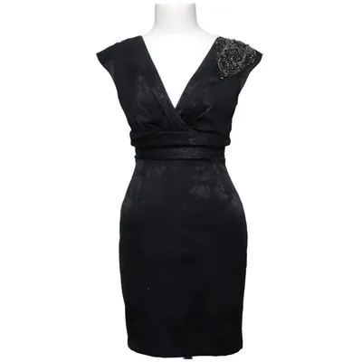 Robe de cocktail (Noir) de Axara Coton, Élasthane, Polyester