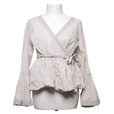 Wikkelblouse (Beige) van Tina Wodstrup