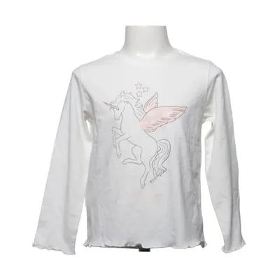 Långärmad t-shirt (Vit) från Mango Kids Bomull, Elastan