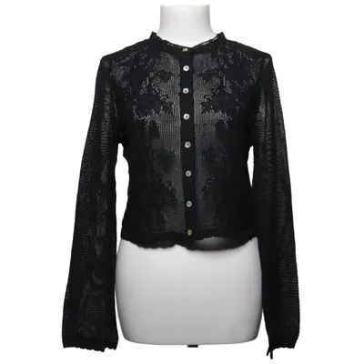 Cardigan (Noir) de Zara Coton, Polyester