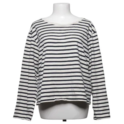 Langærmet t-shirt (Hvid, Sort) fra Skall Studio Økologisk bomuld