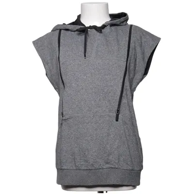 Short sleeve hoodie (Gray) from The Kooples Sport Cotton, Elastane, Polyester