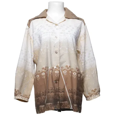 Blouse (Beige, Bruin) van Maud Fredin Fredholm Katoen, Polyester
