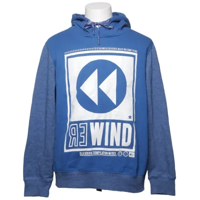 Capuchon sweater (Blauw) van Cedar Wood State Katoen, Polyester
