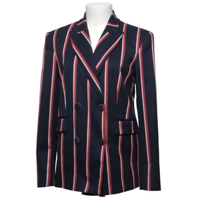 Blazer (Blue, Red, White) from Mango Casual Elastane, Polyester, Viscose