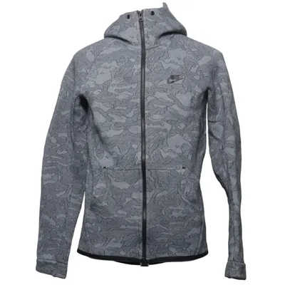 Hoodie (Gray) from Nike Cotton, Polyamide