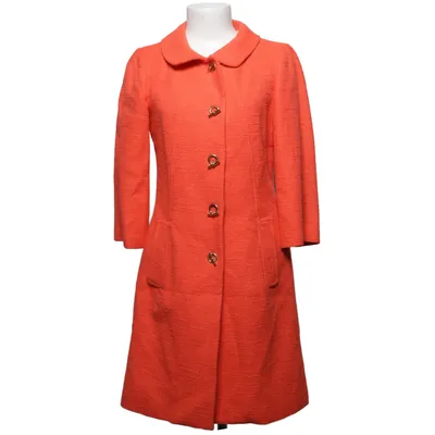 Coat (Orange) from Milly Acetate, Cotton, Elastane, Polyamide, Silk, Viscose