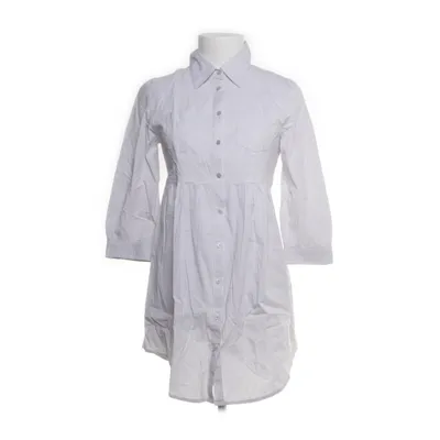 Blusenkleid (Grau, Weiß) von H&M Baumwolle, Elasthan