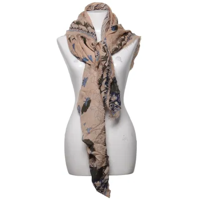 Shawl (Pink, Blue, Black) from Beck Söndergaard Silk, Wool