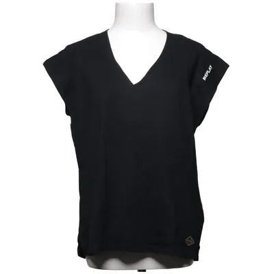 T-shirt (Zwart) van Replay Katoen