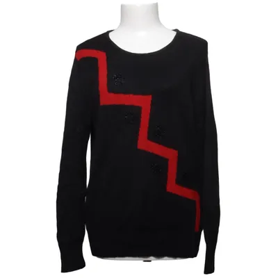 Pull-over (Noir, Rouge) de Wica Angora, Coton, Polyamide, Viscose, Laine