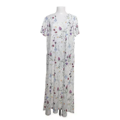 Maxi dress (White, Multicolored) from Maria & Gabriele Cotton, Polyester