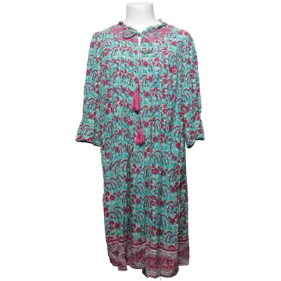 Kjole (Grøn, Pink, Flerfarvet) fra Derhy Silke, Viscose