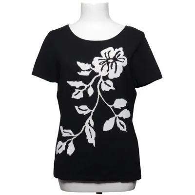 Pull-over (Noir, Blanc) de Windsmoor Polyamide, Viscose