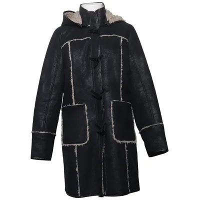 Shearling jacket (Black) from Gipsy by Mauritius Acrylic, Polyester