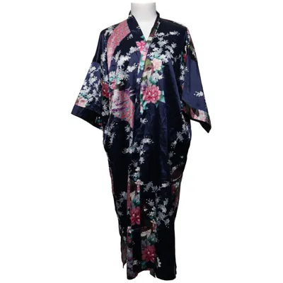 Kimono (Blauw, Meerkleurig) van Oriental Village