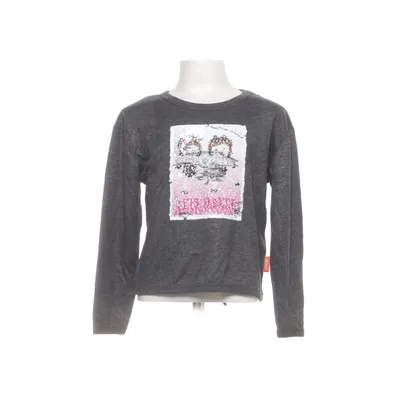 Långärmad t-shirt (Grå, Rosa, Vit) från Emoji Polyester, Viskos