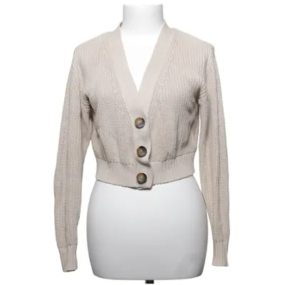 Cardigan (Beige) van Janina Katoen, Viscose